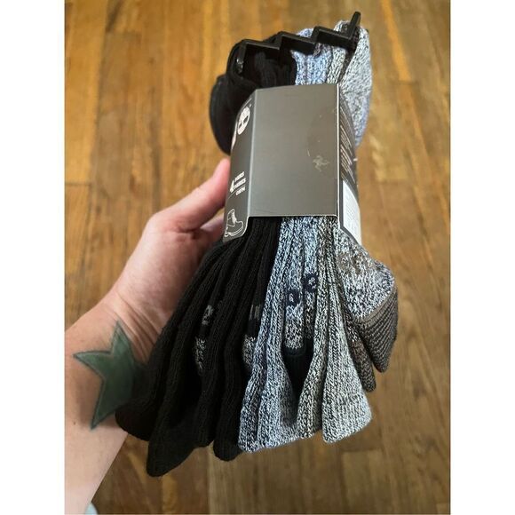 Timberland Comfort Cushioned Crew Socks 4 Pack - Picture 2 of 5